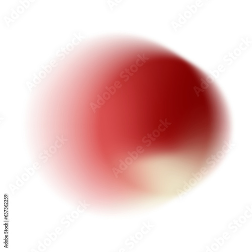 Abstract gradient light leak isolated overlay