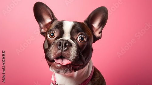 Playful Pooch Shows His Startled Side © AIproduction