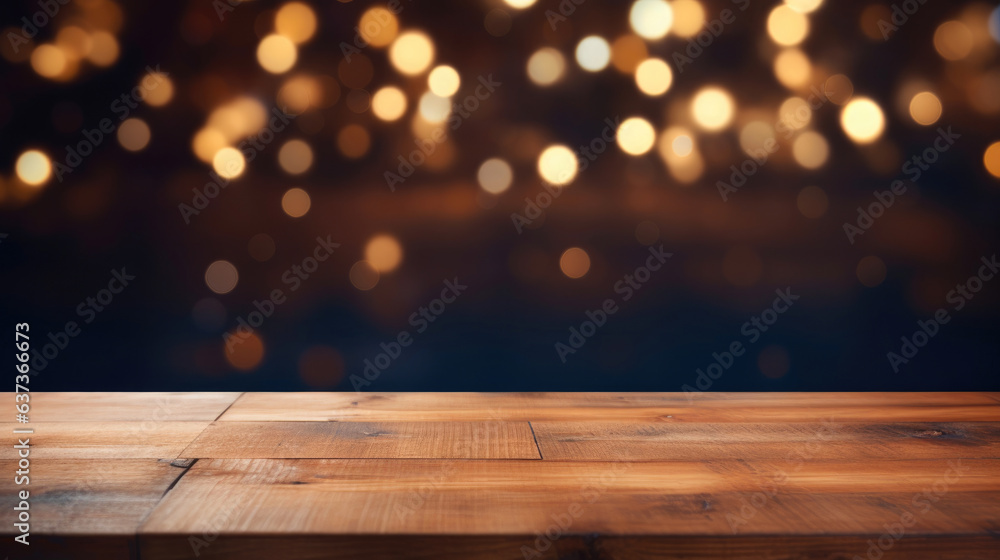 Elegant Dark Wooden Table