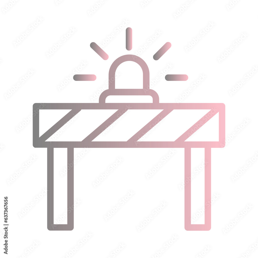 Barrier Outdoors Site Gradient Icon Barrier Outdoors Site Gradient Icon