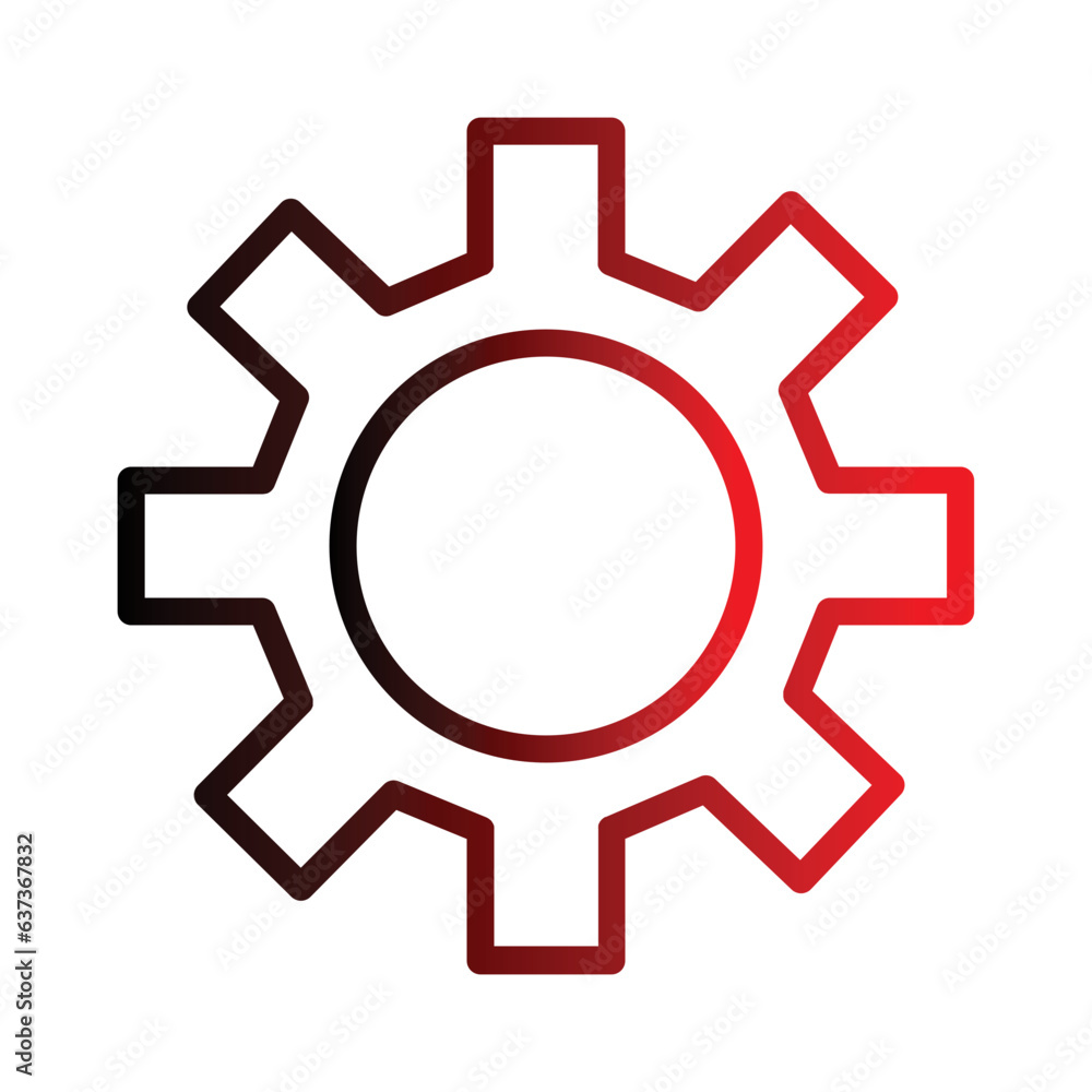 Gear Industry Tools Gradient Icon