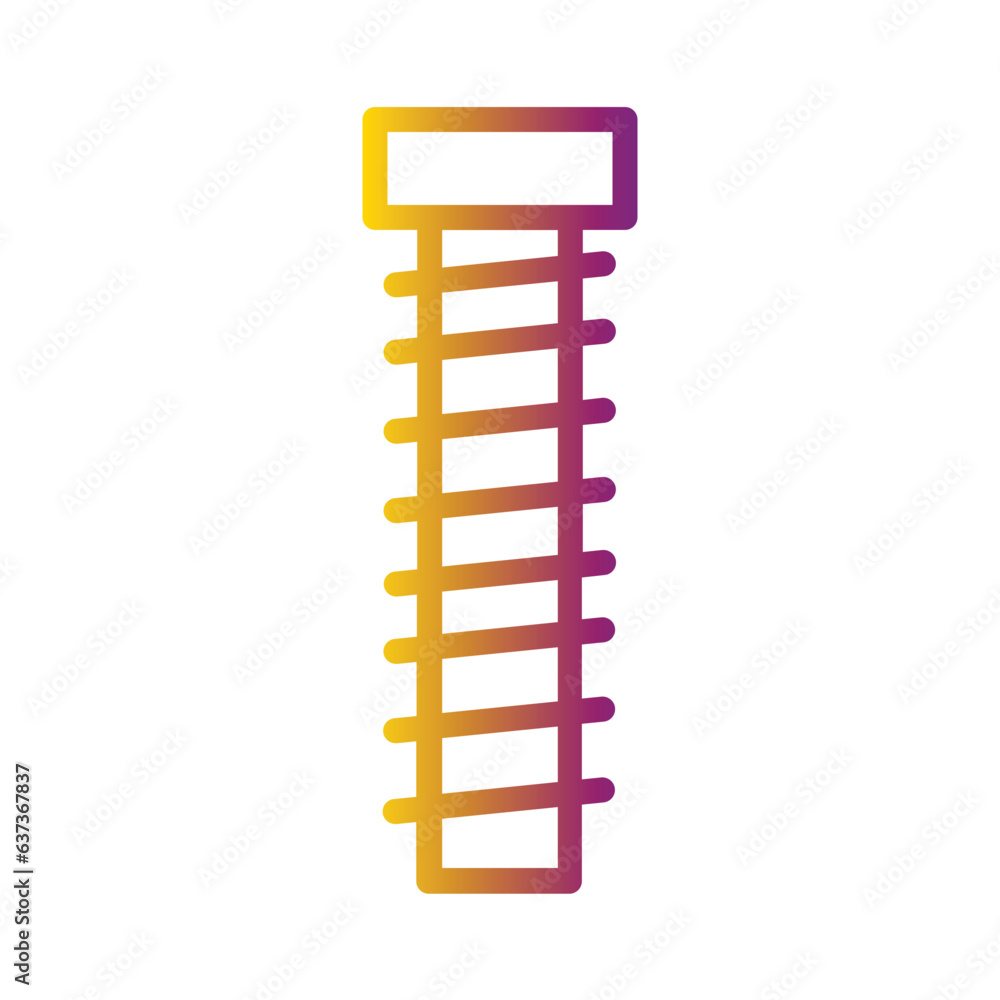 Screw Industry Site Gradient Icon Screw Industry Site Gradient Icon