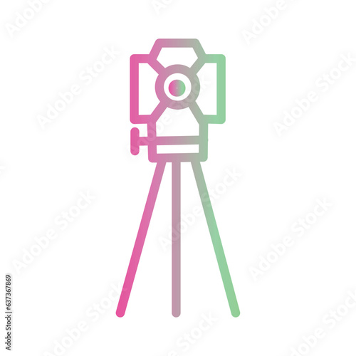 Tripod Industry Site Gradient Icon