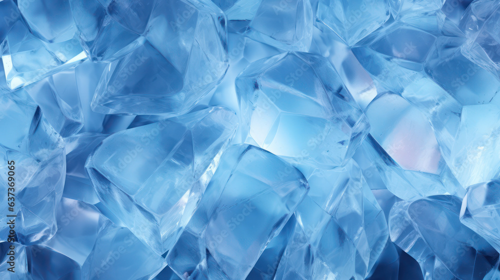 Minimalistic blue ice texture with delicate geometric shapes Minimalistic blue ice texture with delicate geometric shapes