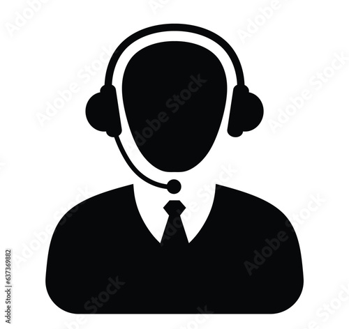 Customer Service Icon, Call Center Operator, Support icons symbol.