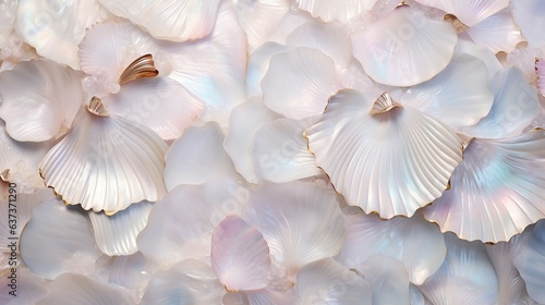 The gentle luster of the white shells scattered on the beach evoked a sense of peace, their delicate invertebrate bodies a reminder of the beauty of nature