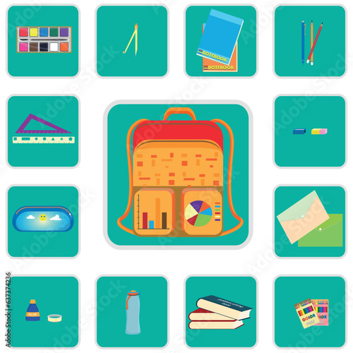 some tools and materials needed to start school