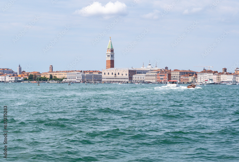 Venice seen from the lagoon