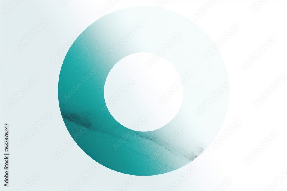 A blue and white circle on a white background A blue and white circle on a white background