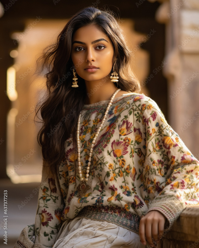 Beautiful indian woman in traditional dress Beautiful indian woman in traditional dress