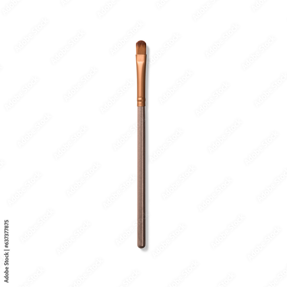 Isolated make up brush for cosmetics concept.