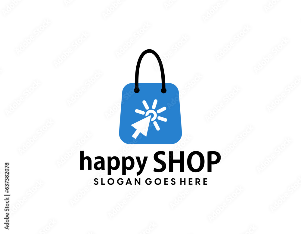 Online Shop Logo vector template Online Shop Logo vector template