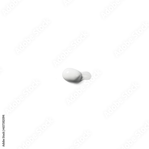 Isolated white paint splash for your asset design.