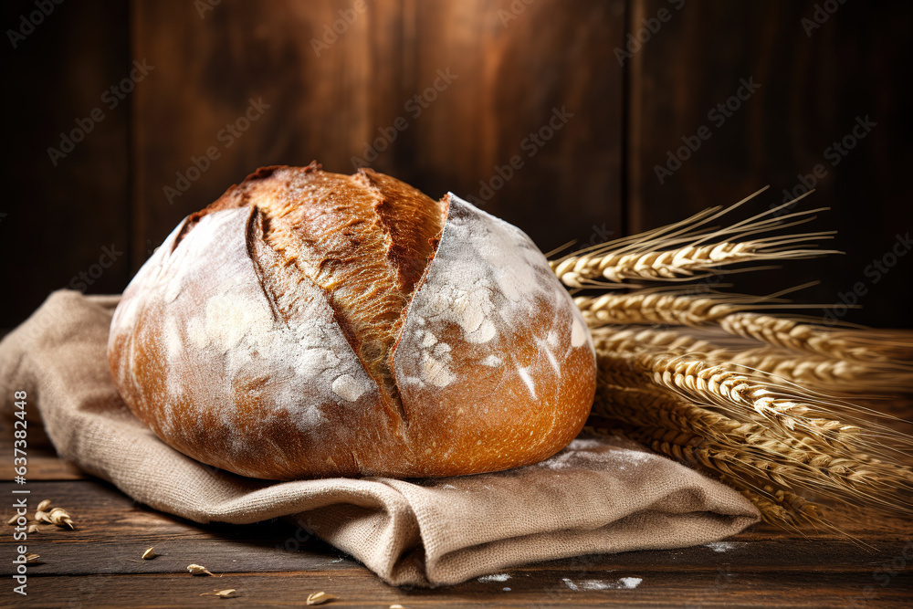Photo of fresh, fragrant, delicious bread
