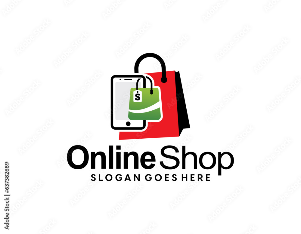 Online Shop Logo designs Template, Vector illustration Online Shop Logo designs Template, Vector illustration