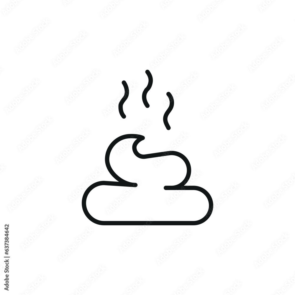 Pet poop icon vector illustration. Stinky poo on isolated background. Shit sign concept. Pet poop icon vector illustration. Stinky poo on isolated background. Shit sign concept.