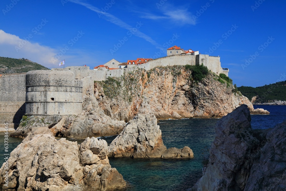 Dubrovnik city in Croatia