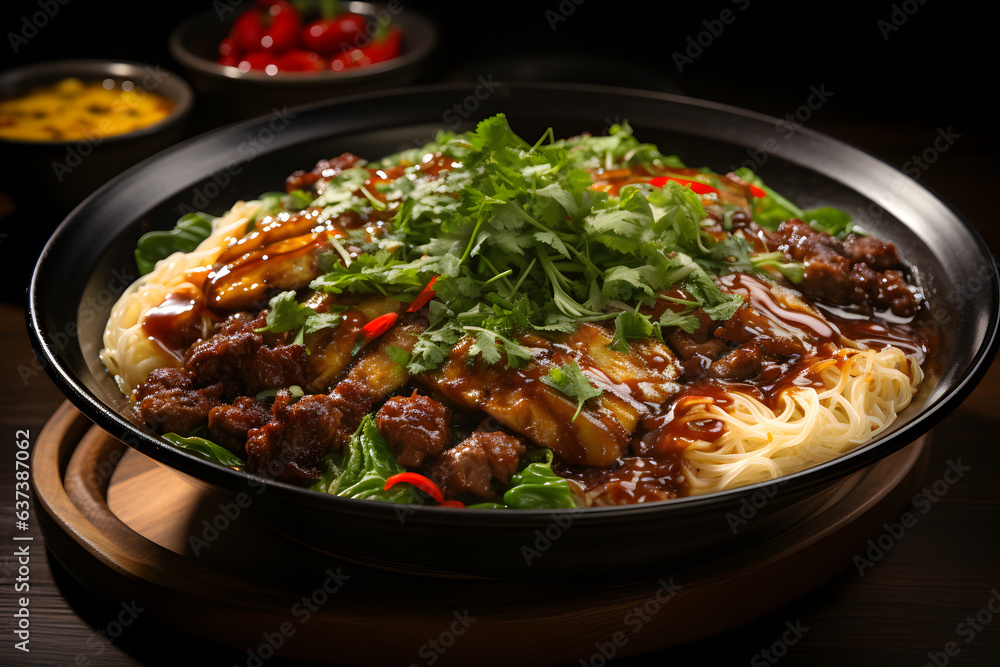 Chinese Main Course A Sichuan dish