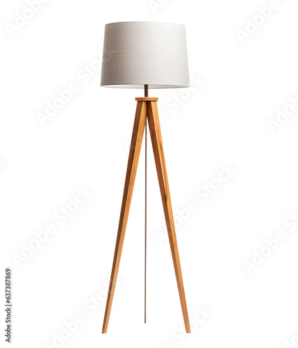 Floor lamp isolated on transparent background. PNG format © seralex