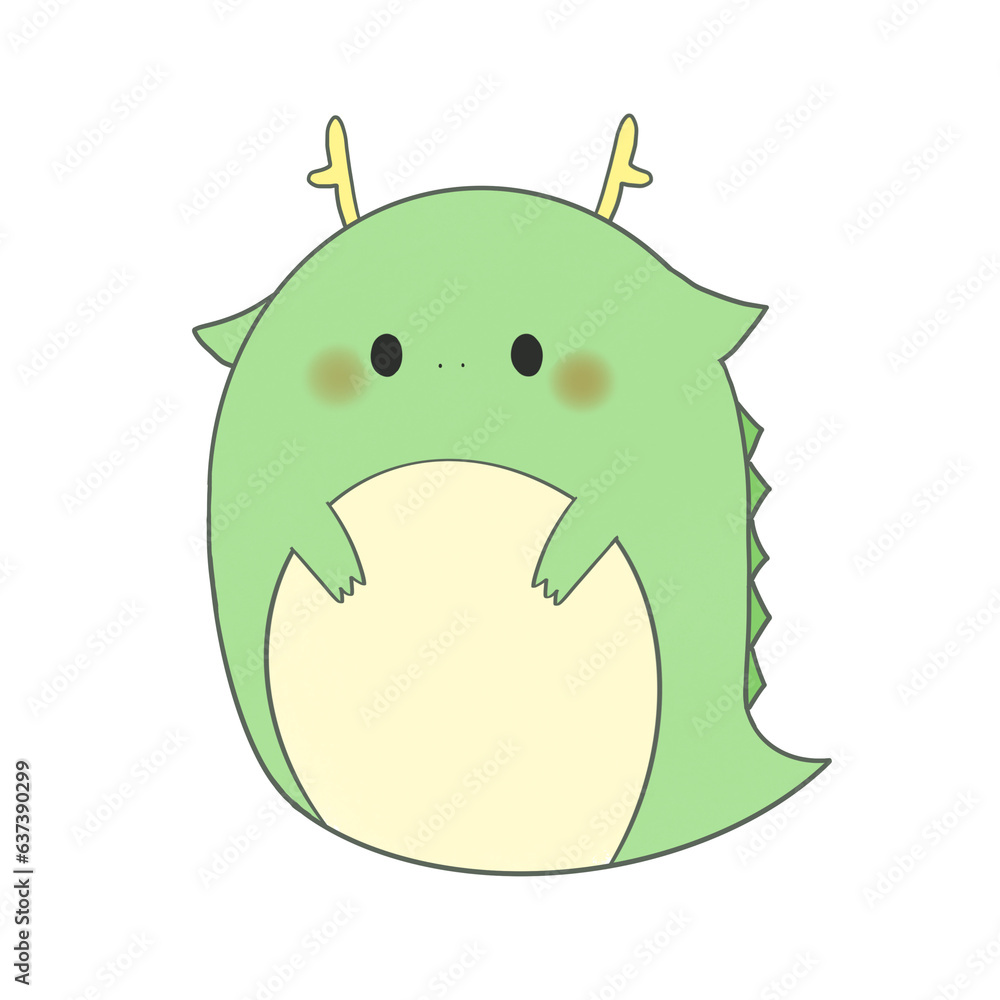 かわいい辰　2024   辰年