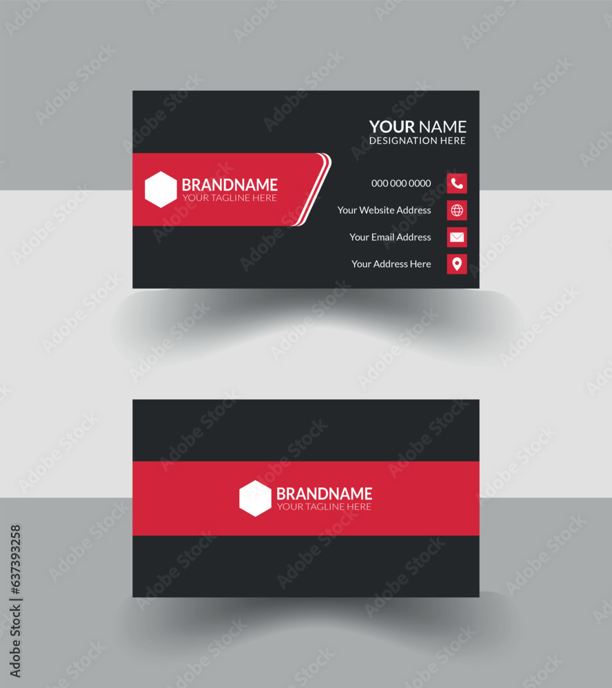Professional corporate dark blac business card design.Both of side design by minimal style mind.New generation Smart design for smart people.Black and red combination Business card.Modern design Professional corporate dark blac business card design.Both of side design by minimal style mind.New generation Smart design for smart people.Black and red combination Business card.Modern design