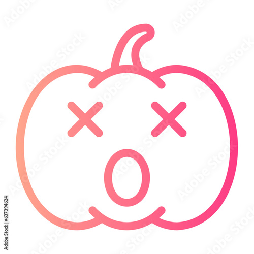 astonished gradient icon