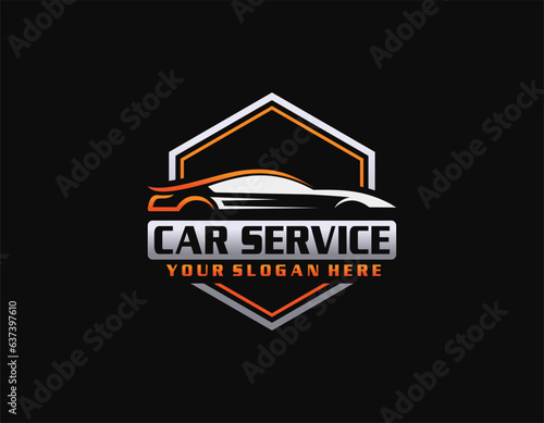 otomotive logo, a very simple, modern and luxurious design
