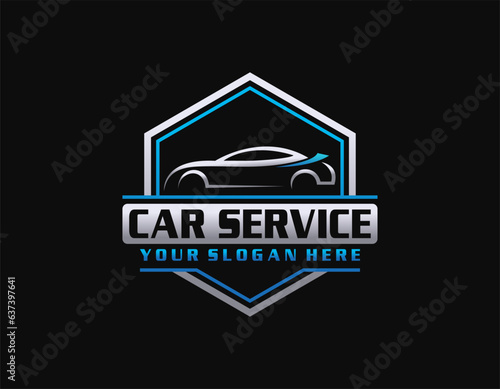 otomotive logo, a very simple, modern and luxurious design