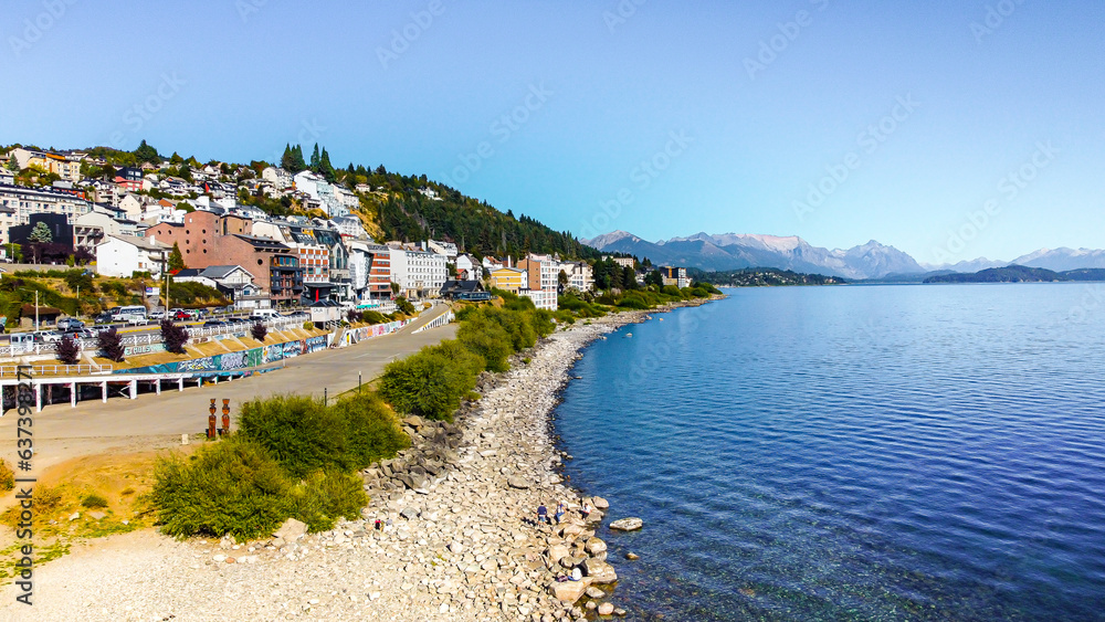 Bariloche city views and architecture Patagonia Argentina