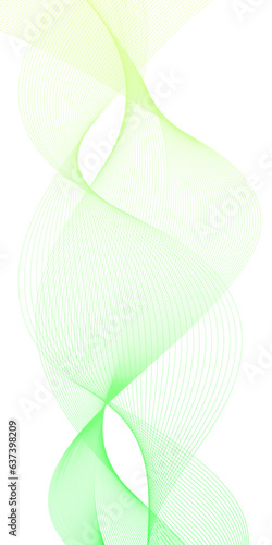 背景イラスト_ウェーブ_緑