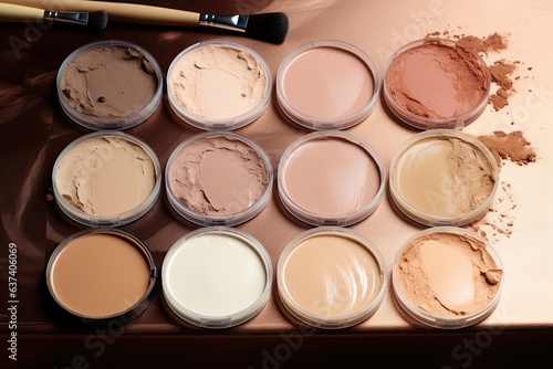 Expansion of palettes of tonal products for the skin. With Generative AI technology