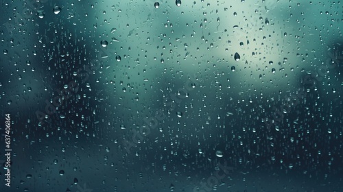Raindrops on a window generative ai © 3D Lab Academy