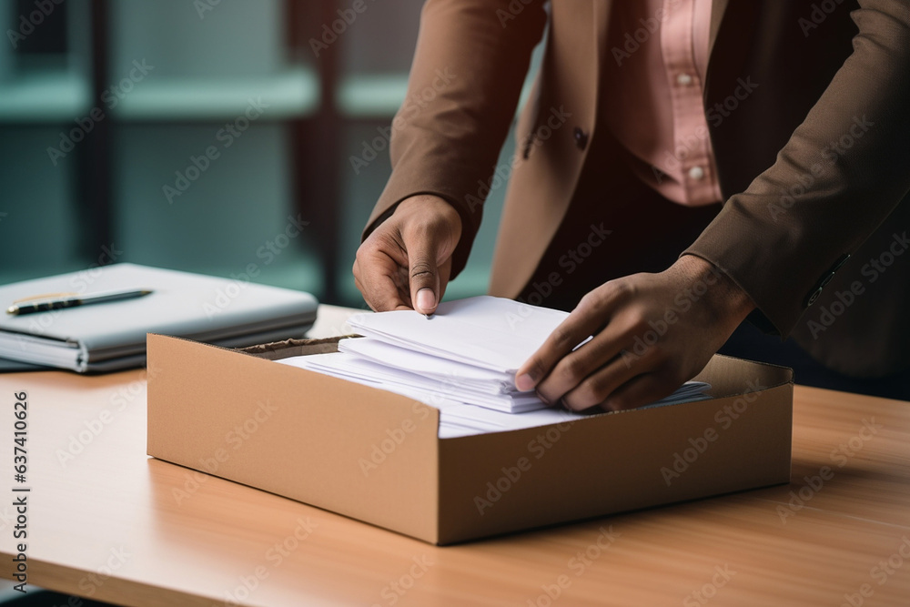 the man's hands are shifting papers close-up the man's hands are shifting papers close-up