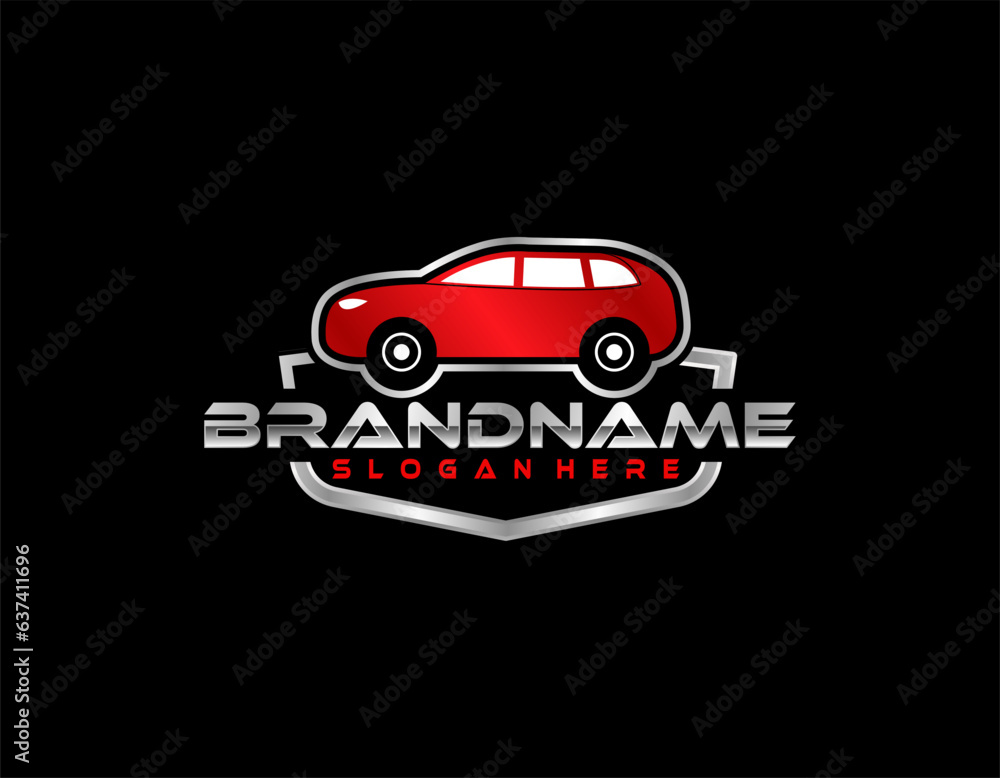 Fototapeta premium Car Garage Premium Concept Logo Design
