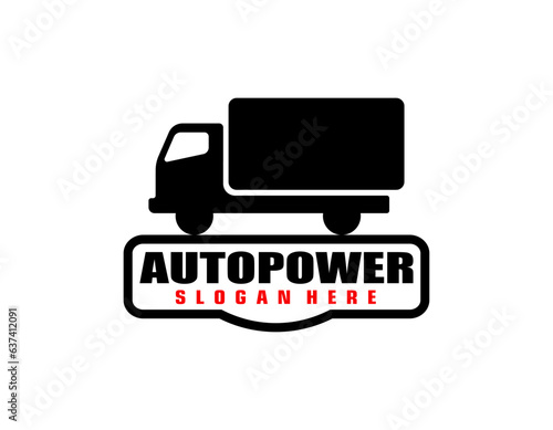 A template of Truck Logo, cargo logo, delivery cargo trucks, Logistic logo