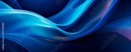 Abstract blue background with waves