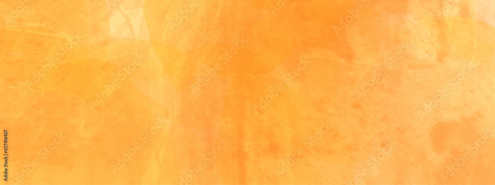 Texture of orange wall watercolor background with space abstract watercolor background red, orange wall grunge background. Light orange bright colorful background with vintage grunge background.