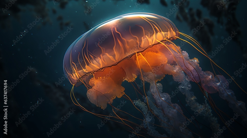 Fototapeta premium jelly fish in aquarium