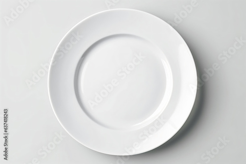 a white plate with a fork and knife