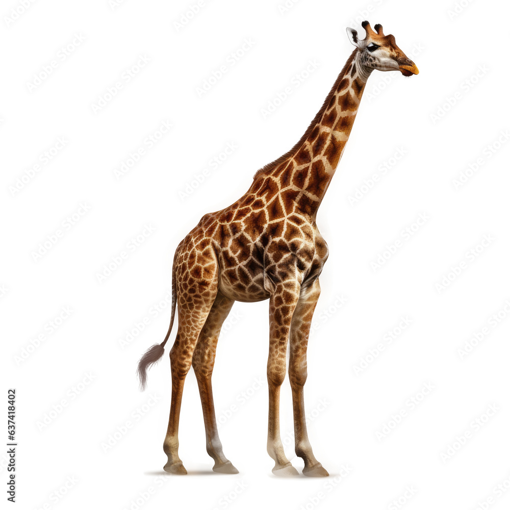 Fototapeta premium Giraffe , Illustration, HD, PNG