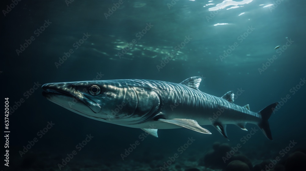 Pike in a Sea Pike in a Sea