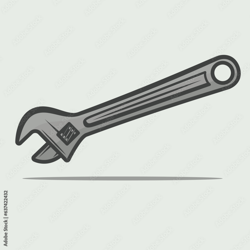 wrench isolated on white wrench isolated on white