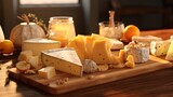 Generative AI, Different types of cheese on the table