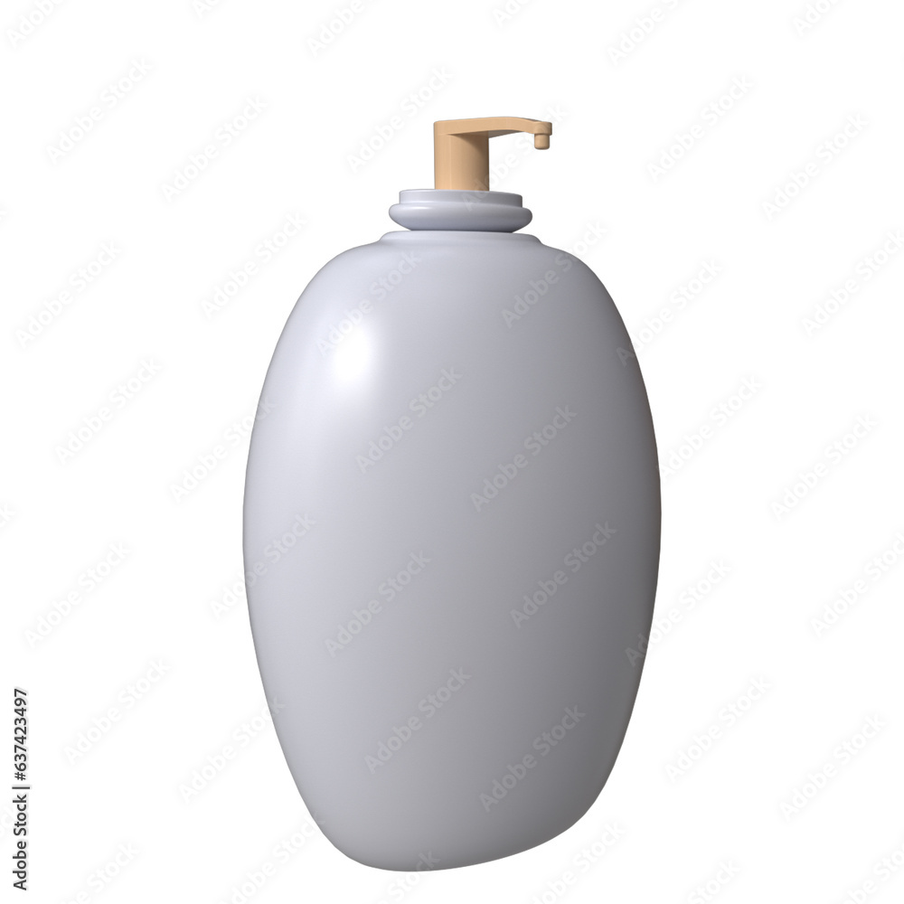 Realistic 3D cosmetic blank pump bottle for mockup and design, liquid container design Realistic 3D cosmetic blank pump bottle for mockup and design, liquid container design