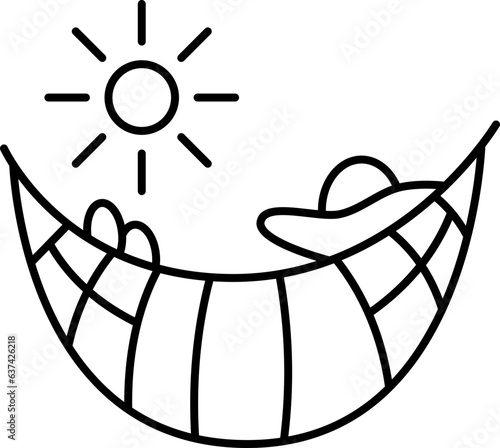 sunbathing  icon