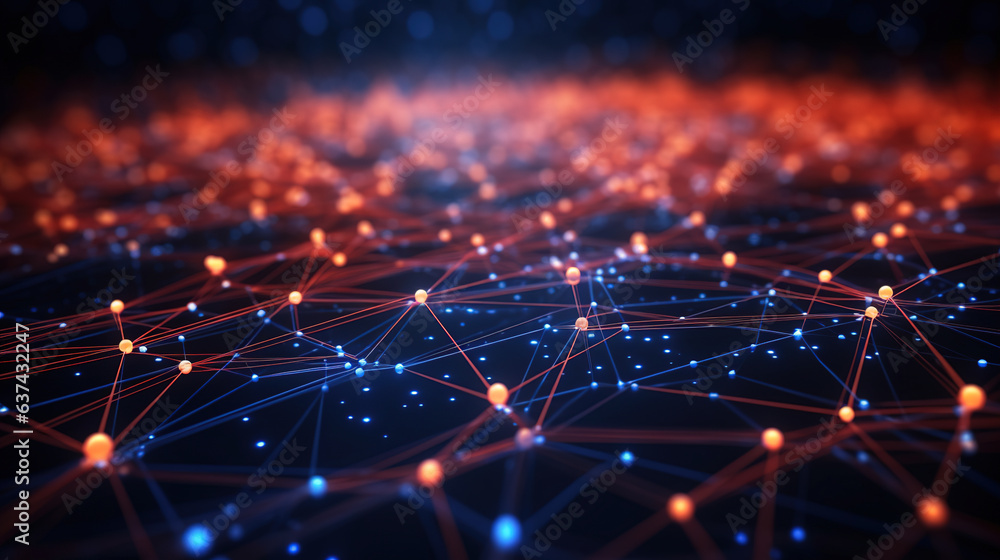 technology red background.Generative Ai
technology red background.Generative Ai