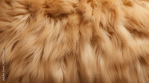 Texture, background. Fur of a red fox. Fluffy fur of a red fox.