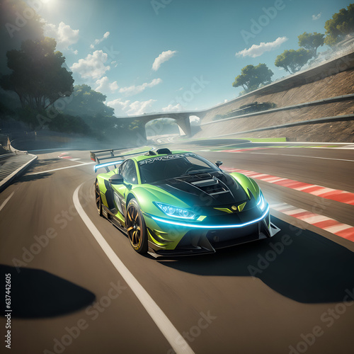 racing, Video Game concept art 