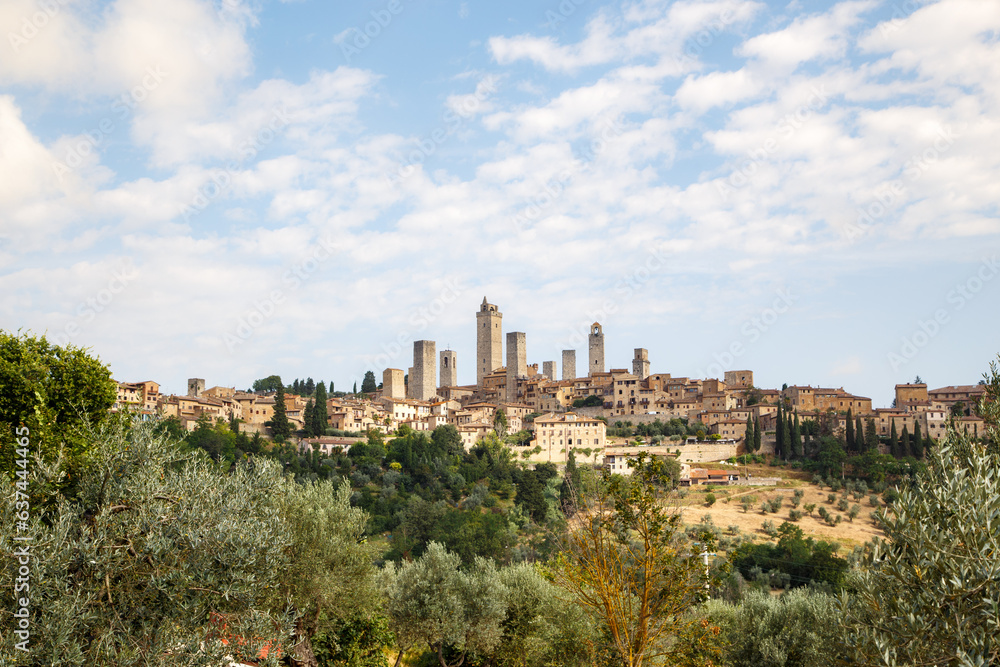 San Gimignano Landscape, Tuscany, Italy