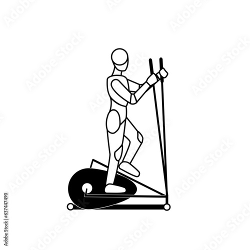 X-trainer of a person